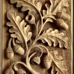 Oak Leaves and Acorns