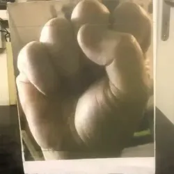 Photo of the block with a hand for reference