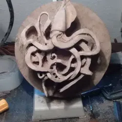 Kraken front view, rough cut